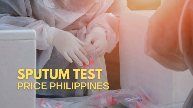 Cover Sputum Test Price in Philippines